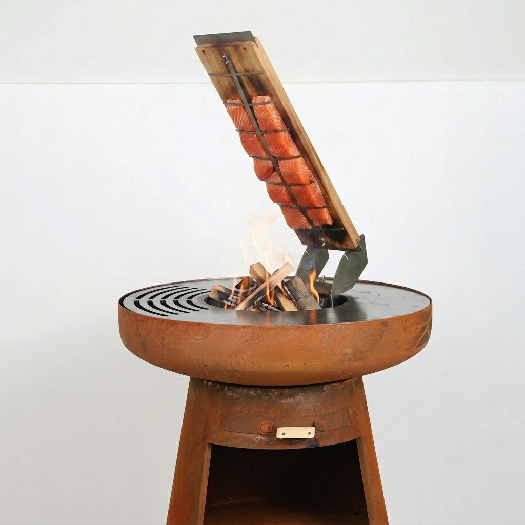 Salmon Board in use