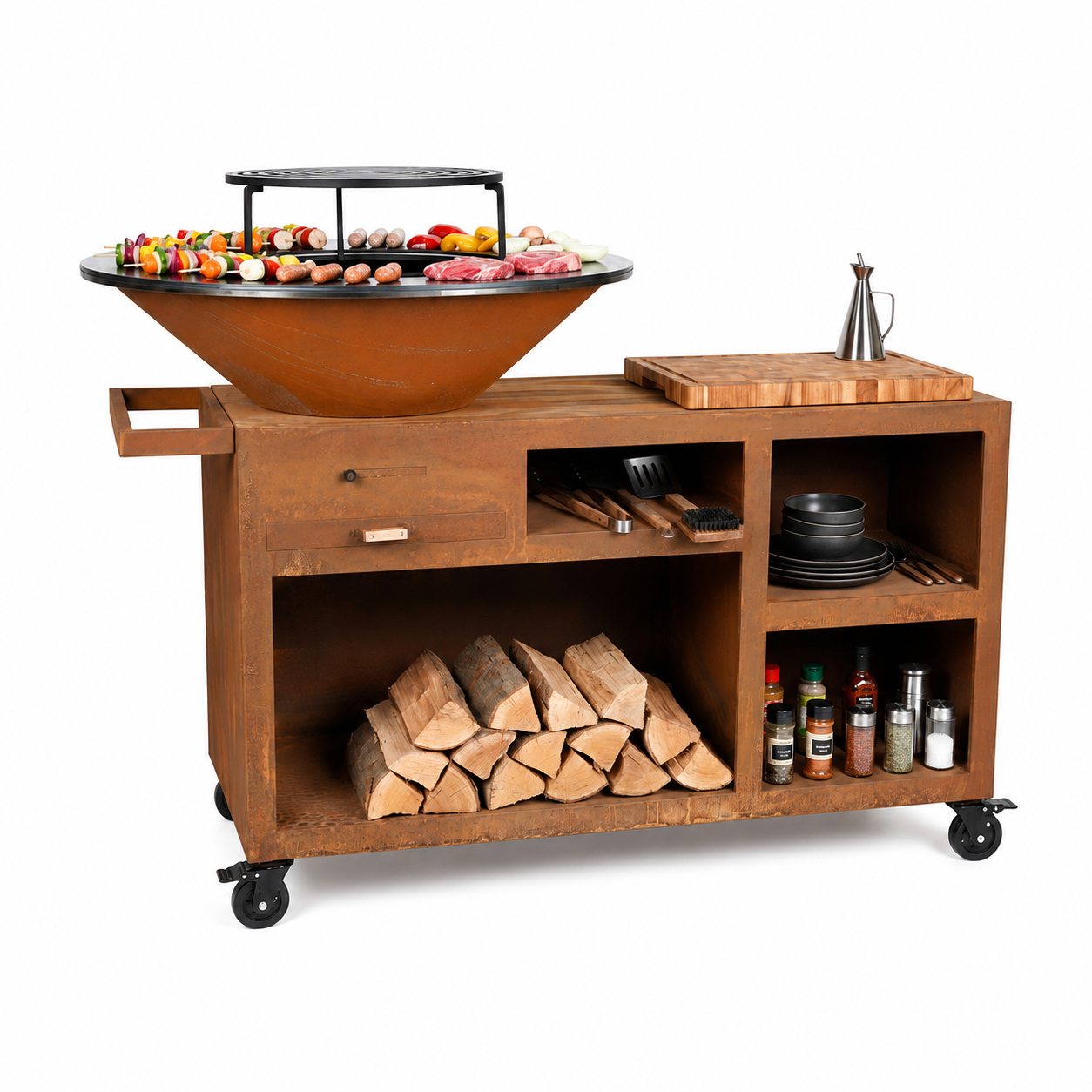 98cm BBQ Plancha with big Base
