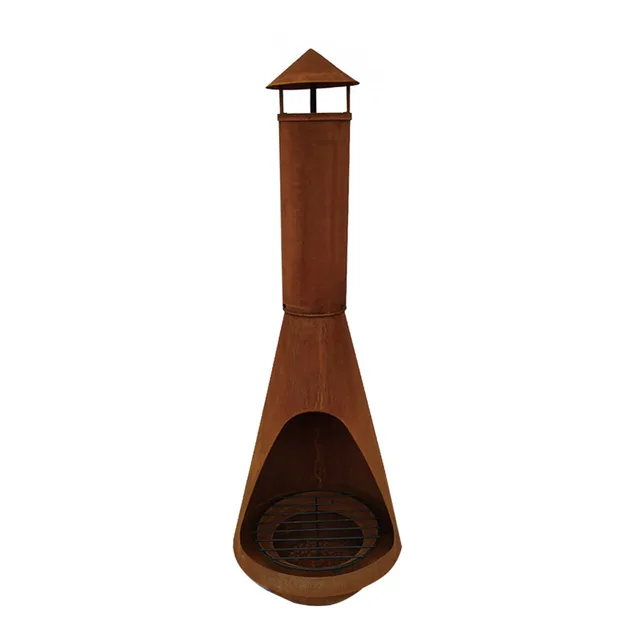 Corten Steel Patio Chimenea