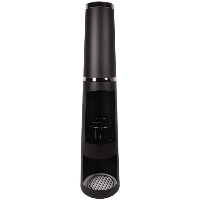 Black Steel Outdoor Chimenea
