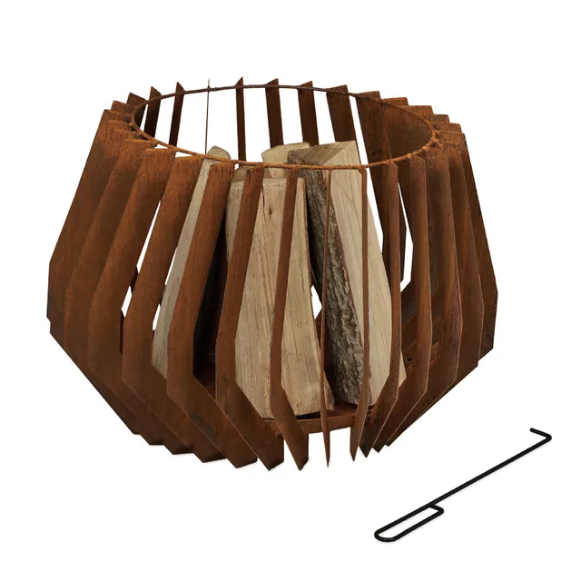 600 mm Corten Steel Fire Basket